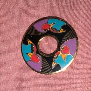 Laurel Burch Vtg. ”Birds of Santorini”